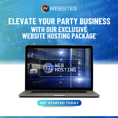 Premium Website Hosting for Party Vendors - Party Vendor Websites