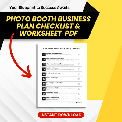 Photo Booth Business Plan Checklist & Worksheet PDF [FREE] - Party Vendor Websites
