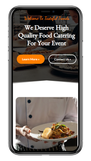 Catering Website & Monthly Hosting - Party Vendor Websites
